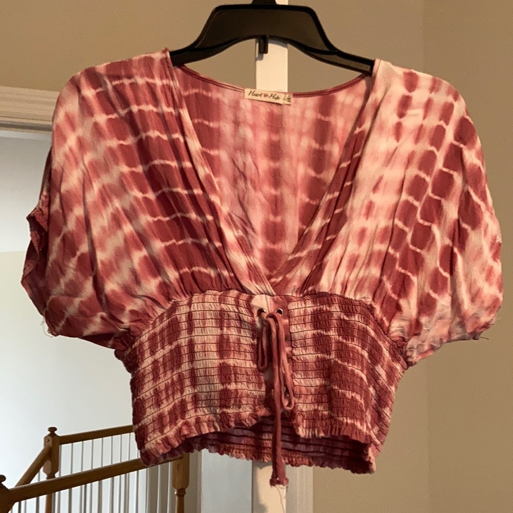 Tie tie crop top